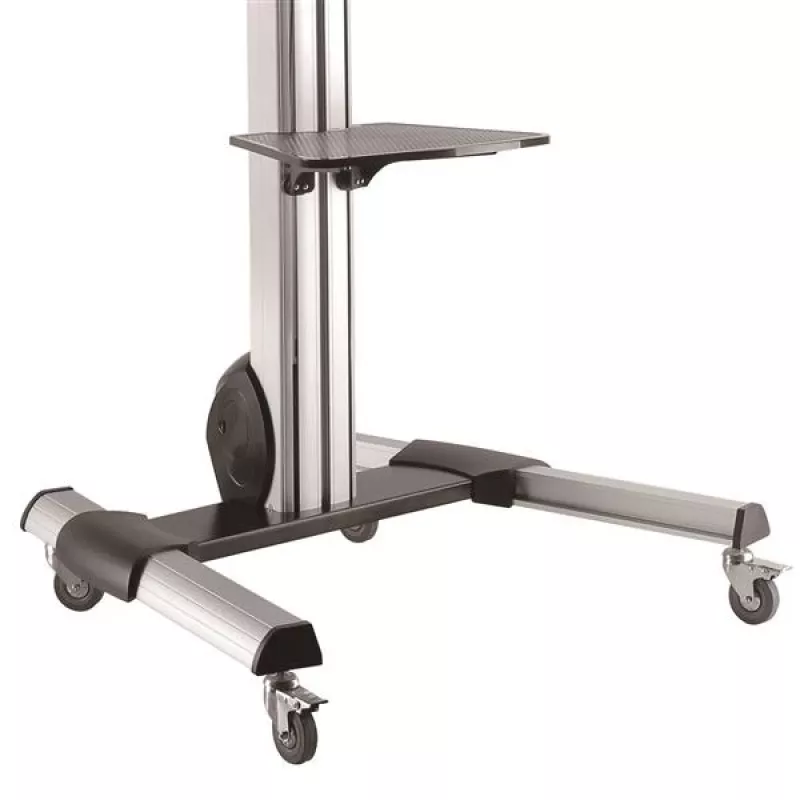 StarTech.com TV-alus – reguleeritava kõrgusega – lukustatavad rattad, 40 kg, 81,3 cm (32 tolli), 190,5 cm (75 tolli), 200 x 200 mm, 600 x 400 mm, 1110–1510 mm