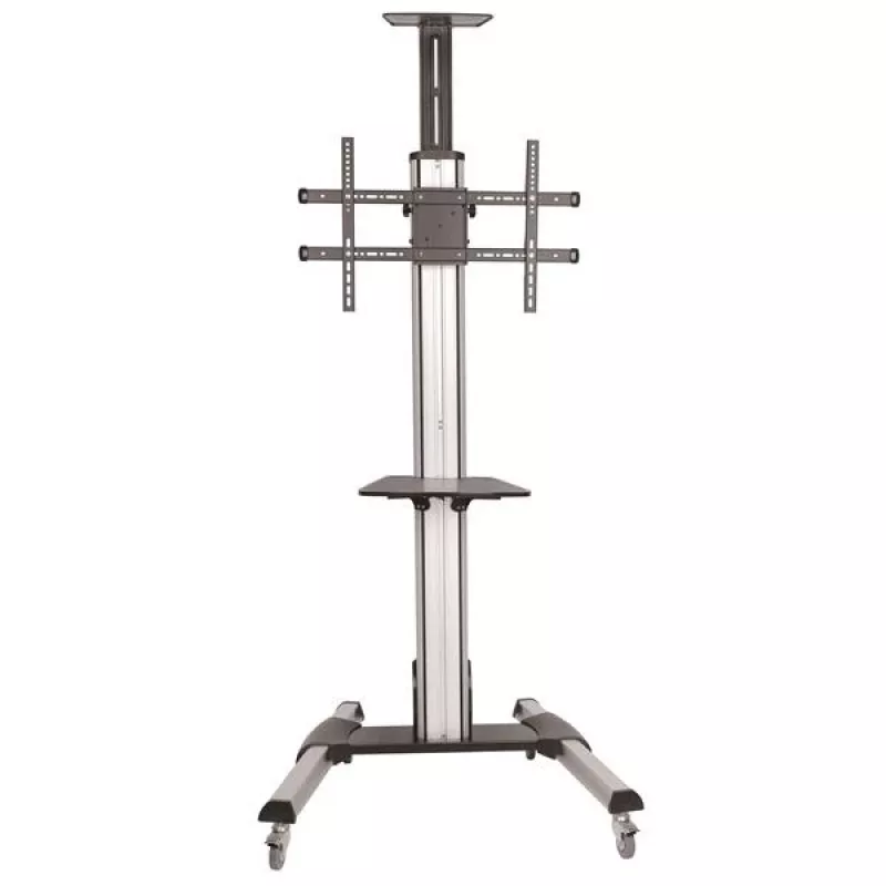 StarTech.com TV-alus – reguleeritava kõrgusega – lukustatavad rattad, 40 kg, 81,3 cm (32 tolli), 190,5 cm (75 tolli), 200 x 200 mm, 600 x 400 mm, 1110–1510 mm