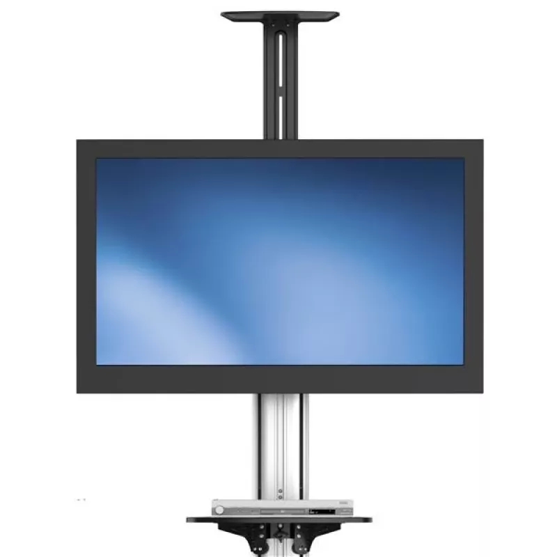 StarTech.com TV-alus – reguleeritava kõrgusega – lukustatavad rattad, 40 kg, 81,3 cm (32 tolli), 190,5 cm (75 tolli), 200 x 200 mm, 600 x 400 mm, 1110–1510 mm