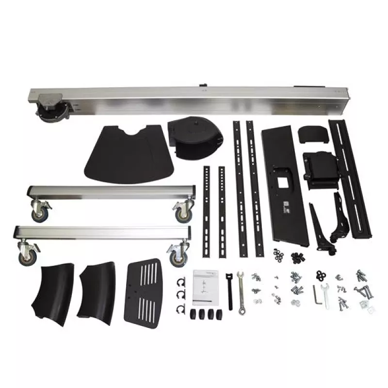 StarTech.com TV-alus – reguleeritava kõrgusega – lukustatavad rattad, 40 kg, 81,3 cm (32 tolli), 190,5 cm (75 tolli), 200 x 200 mm, 600 x 400 mm, 1110–1510 mm