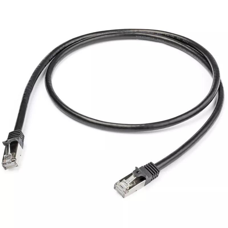StarTech.com Cat6 paigalduskaabel - varjestatud (SFTP) - 1 m, must