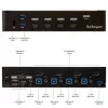 StarTech.com 4-pordiline DisplayPort KVM-lüliti - USB 3.0 - 4K 30Hz
