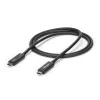 StarTech.com 3 jala (1 m) Thunderbolt 3 kaabel 100 W toiteedastusega – 40 Gbit/s
