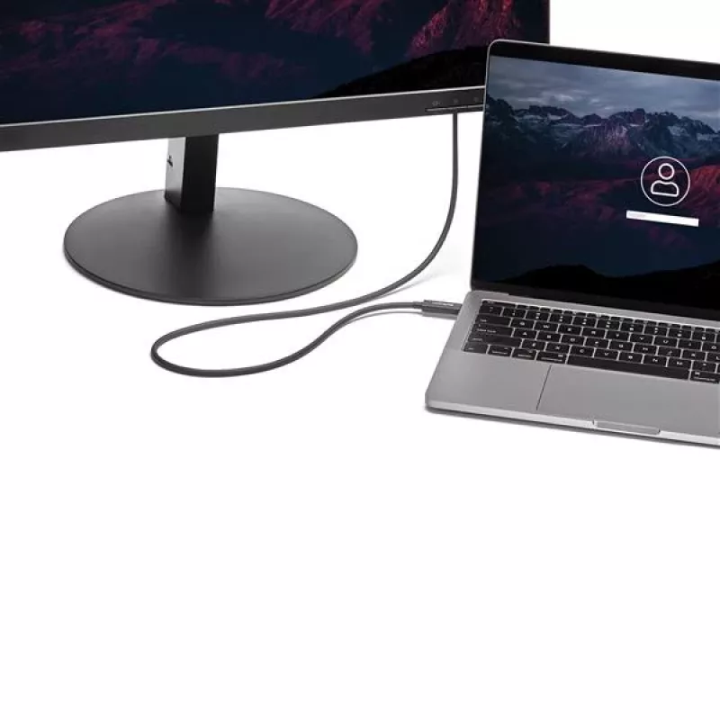 StarTech.com 3 jala (1 m) Thunderbolt 3 kaabel 100 W toiteedastusega – 40 Gbit/s