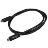 StarTech.com 3 jala (1 m) Thunderbolt 3 kaabel 100 W toiteedastusega – 40 Gbit/s