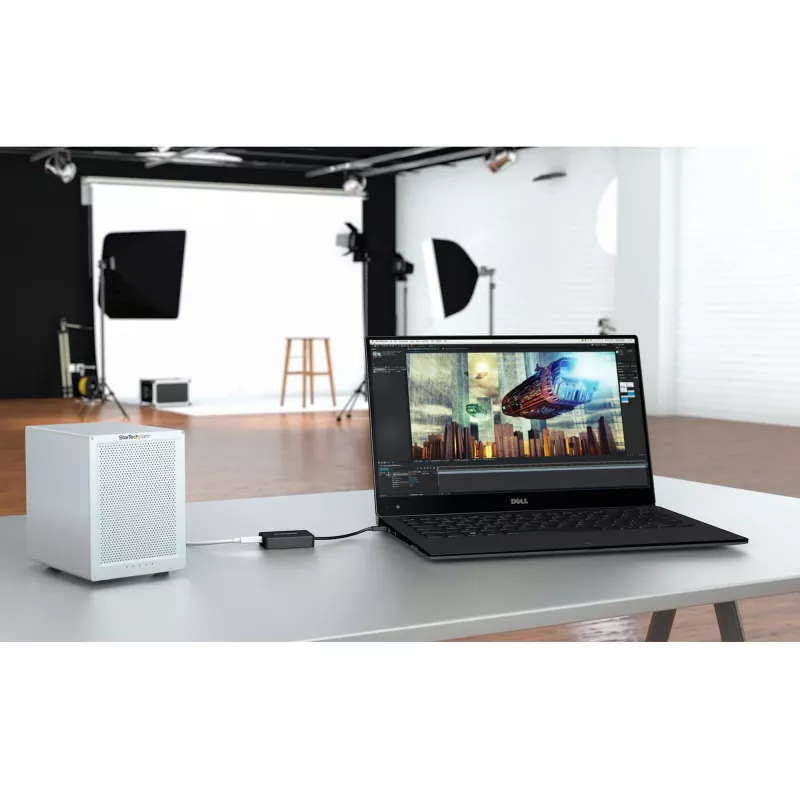 StarTech.com Thunderbolt 3 Thunderbolt 2-le adapter – TB3 sülearvuti TB2 ekraanide ja seadmete jaoks – Thunderbolt 2 20 Gbps või Thunderbolt 1 10 Gbps muundur – Thunderbolt 3 sertifitseeritud – Windows/Mac
