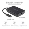 StarTech.com Thunderbolt 3 Thunderbolt 2-le adapter – TB3 sülearvuti TB2 ekraanide ja seadmete jaoks – Thunderbolt 2 20 Gbps või Thunderbolt 1 10 Gbps muundur – Thunderbolt 3 sertifitseeritud – Windows/Mac