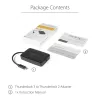 StarTech.com Thunderbolt 3 Thunderbolt 2-le adapter – TB3 sülearvuti TB2 ekraanide ja seadmete jaoks – Thunderbolt 2 20 Gbps või Thunderbolt 1 10 Gbps muundur – Thunderbolt 3 sertifitseeritud – Windows/Mac