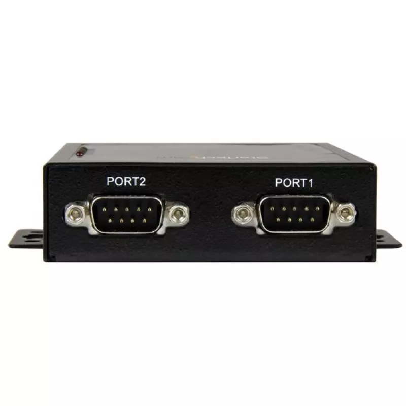 StarTech.com 2-pordiline jadasiin-IP Ethernet-seadmepult – RS232 – metallist ja paigaldatav
