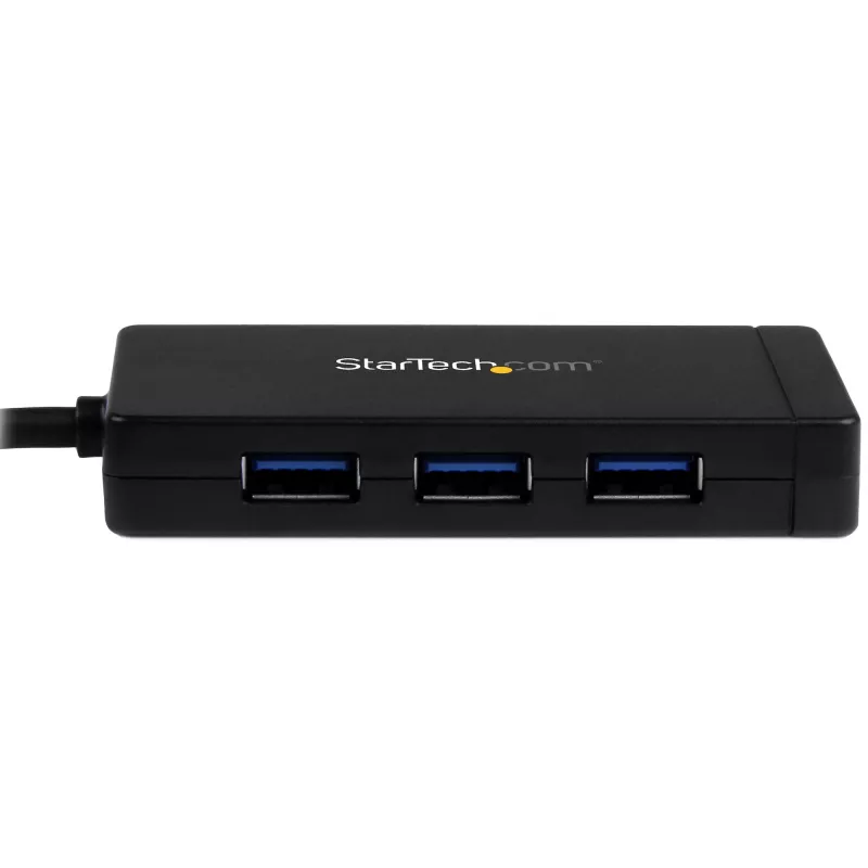 StarTech.com 3-pordiline USB 3.0 jaotur ja Gigabit Ethernet - USB-C - sisaldab toiteadapterit~3-pordiline USB-C jaotur koos Gigabit Ethernetiga - USB-C kuni 3x USB-A - USB 3.0 (5 Gbit/s) - sisaldab toiteadapterit