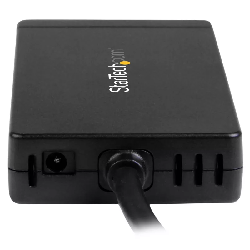 StarTech.com 3-pordiline USB 3.0 jaotur ja Gigabit Ethernet - USB-C - sisaldab toiteadapterit~3-pordiline USB-C jaotur koos Gigabit Ethernetiga - USB-C kuni 3x USB-A - USB 3.0 (5 Gbit/s) - sisaldab toiteadapterit