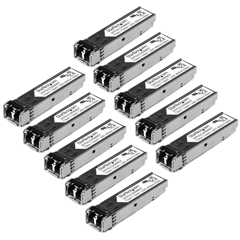 StarTech.com Cisco GLC-SX-MM ühilduv SFP transiivermoodul - 1000BASE-SX - 10 tk pakendis