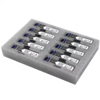 StarTech.com Cisco GLC-LH-SMD Ühilduv SFP transiiver Module - 1000BASE-LX/LH - 10 Pack~Cisco GLC-LH-SMD Ühilduv SFP Module (10 Pack) - 1000BASE-LX/LH - 1GbE Single Mode Fiber SMF Optic transiiver - 1GE Gigabit Ethernet SFP - LC 10km - 1310nm - DDM Cisco Firepower, ASR920, IE2000