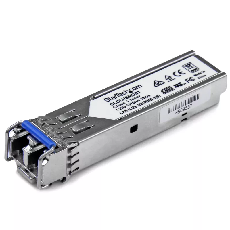 StarTech.com Cisco GLC-LH-SMD Ühilduv SFP transiiver Module - 1000BASE-LX/LH - 10 Pack~Cisco GLC-LH-SMD Ühilduv SFP Module (10 Pack) - 1000BASE-LX/LH - 1GbE Single Mode Fiber SMF Optic transiiver - 1GE Gigabit Ethernet SFP - LC 10km - 1310nm - DDM Cisco Firepower, ASR920, IE2000