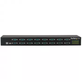 StarTech.com 16-pordiline USB-jadasiini adapterjaotur, USB 2.0 Type-B, jadasiin, 480 Mbit/s, must, teras, 36 W