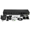 StarTech.com 16-pordiline USB-jadasiini adapterjaotur, USB 2.0 Type-B, jadasiin, 480 Mbit/s, must, teras, 36 W