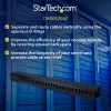 StarTech.com Vertikaalne kaablikorraldaja sõrmkanalitega – 0U – 3 jalga