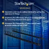 StarTech.com vertikaalne kaablikorraldaja D-rõngaskonksudega - 0U - 6 jalga