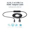 StarTech.com 3 jala (1 m) USB-C–HDMI-kaabel – 4K 30 Hz USB USB-C–HDMI-videokuvari muundur – USB-C DP-alt-režiimi HDMI-kuvari adapterjuhe – Thunderbolti ühilduv