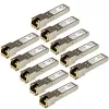 StarTech.com HP J8177C-ga ühilduv SFP transiiverimoodul - 1000BASE-T - 10 tk pakend~10 pakend HPE J8177C-ga ühilduv SFP-moodul - 1000BASE-T - SFP RJ45 Cat6/Cat5e-le - 1GE Gigabit Ethernet SFP - RJ-45 100m - HPE 1810, 1820, 2530