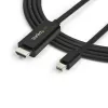 StarTech.com 10 jalga (3 m) Mini DisplayPort HDMI-kaablile – 4K 30Hz video – mDP HDMI-adapterkaabel – Mini DP või Thunderbolt 1/2 Mac/PC HDMI-kuvarile/ekraanile – mDP HDMI-muunduri juhe