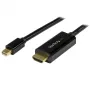 StarTech.com 15 jalga (5 m) Mini DisplayPort - HDMI kaabel - 4K 30 Hz video - mDP - HDMI adapterkaabel - Mini DP või Thunderbolt 1/2 Mac/PC - HDMI monitor/kuvar - mDP - HDMI muundurjuhe