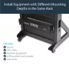 StarTech.com 2U serveriresti sügavuse pikenduskomplekt koos 4” reguleerimisega