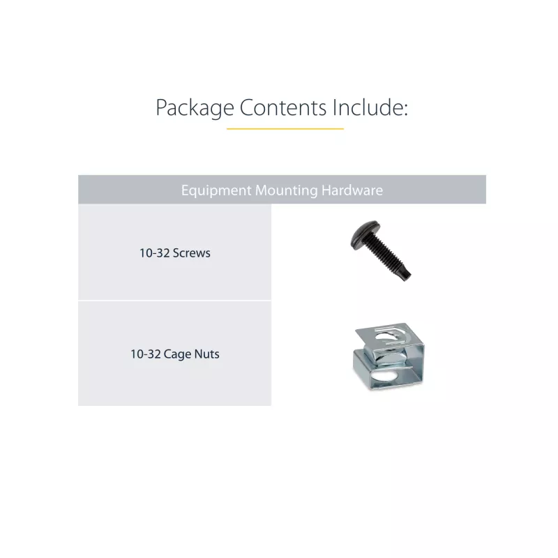 StarTech.com 2U serveriresti sügavuse pikenduskomplekt koos 4” reguleerimisega