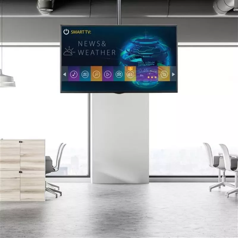 StarTech.com TV laekinnitus - täisliigutusega universaalne rippuv ühe ekraani kinnitus reguleeritava teleskoopvardaga - kallutus / pööramine - VESA kronstein 32 inch-75 inch ekraanidele