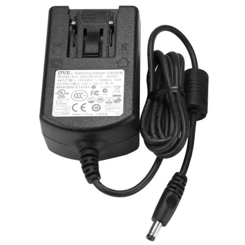 StarTech.com alalisvoolu toiteadapter - 5 V, 4 A, universaalne, siseruumides, 110-240 V