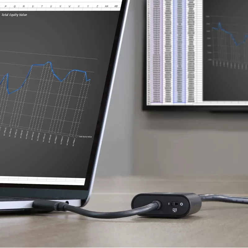 StarTech.com USB-C to HDMI Adapter - esitlusrežiimi lülitiga - 4K 60Hz