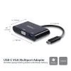 StarTech.com USB-C VGA mitmepordiadapter - USB 3.0 port - 60 W PD