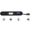 StarTech.com USB-C VGA mitmepordiadapter - USB 3.0 port - 60 W PD
