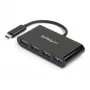 StarTech.com 4-pordiline USB-C jaotur – USB-C kuni 4x USB-A – USB 3.0 jaotur – 5 Gbps – siiniga toide