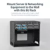StarTech.com seinakinnitusega serveririiul koos sisseehitatud riiuliga – täisteras – 8U