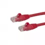 StarTech.com 7m CAT6 Etherneti kaabel – punane CAT 6 Gigabit Etherneti juhe – 250MHz 100W PoE RJ45 UTP võrgu-/ühenduskaabel tõmbekaitsega konnektorite ja tõmbetõkestusega, individuaalselt testitud