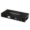 StarTech.com 4 pesaga SSD/HDD kõvakettakustutaja – 2,5-tolline ja 3,5-tolline SATA – hostivaba eraldiseisev turvaline kustutusväline kettaandmekustutaja – 9 kustutusrežiimi – RS232 printeriport – NIST/DOD ja TAA nõuetele vastav