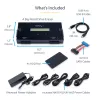 StarTech.com 4 pesaga SSD/HDD kõvakettakustutaja – 2,5-tolline ja 3,5-tolline SATA – hostivaba eraldiseisev turvaline kustutusväline kettaandmekustutaja – 9 kustutusrežiimi – RS232 printeriport – NIST/DOD ja TAA nõuetele vastav