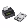 StarTech.com Single Bay Hard Drive Eraser, eraldiseisev HDD/SSD puhastaja, 4Kn, USB 3.0 to SATA III (6 Gbps), 9 kustutusrežiimi, LCD-ekraan, turvalise kustutamisega kõvaketta puhastusdokk, DB-9 printeriport, TAA-le vastav