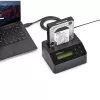 StarTech.com Single Bay Hard Drive Eraser, eraldiseisev HDD/SSD puhastaja, 4Kn, USB 3.0 to SATA III (6 Gbps), 9 kustutusrežiimi, LCD-ekraan, turvalise kustutamisega kõvaketta puhastusdokk, DB-9 printeriport, TAA-le vastav