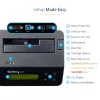 StarTech.com Single Bay Hard Drive Eraser, eraldiseisev HDD/SSD puhastaja, 4Kn, USB 3.0 to SATA III (6 Gbps), 9 kustutusrežiimi, LCD-ekraan, turvalise kustutamisega kõvaketta puhastusdokk, DB-9 printeriport, TAA-le vastav