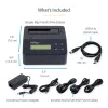 StarTech.com Single Bay Hard Drive Eraser, eraldiseisev HDD/SSD puhastaja, 4Kn, USB 3.0 to SATA III (6 Gbps), 9 kustutusrežiimi, LCD-ekraan, turvalise kustutamisega kõvaketta puhastusdokk, DB-9 printeriport, TAA-le vastav