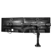 StarTech.com lauale kinnitatav kolmekuvarraam – ergonoomiline VESA 3 monitorikinnitus kuni 27-tollistele kuvaritele – liigendatav ja kõrgusreguleeritav postikinnitus – kallutus/pööramine/pööre LCD-/LED-ekraanile – lauaklamber/kaabliava kinnitus