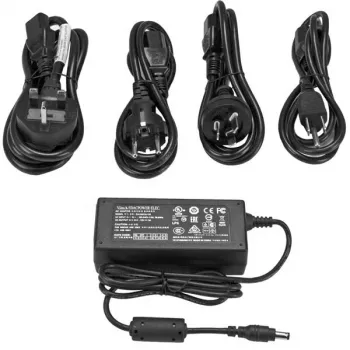 StarTech.com DC toiteadapter – 12 V, 5 A, universaalne, siseruumidesse, 110–240 V, 12 V, 2 A, 5 A