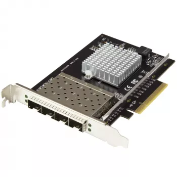 StarTech.com nelja pordiga 10G SFP+ võrgukaart - Intel XL710 avatud SFP+ konvergeeritud adapter - PCIe 10 Gigabit Ethernet serveri võrguliides - 10GbE fiiberoptiline LAN-kaart - Dell PowerEdge HPE ProLiant