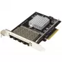 StarTech.com nelja pordiga 10G SFP+ võrgukaart - Intel XL710 avatud SFP+ konvergeeritud adapter - PCIe 10 Gigabit Ethernet serveri võrguliides - 10GbE fiiberoptiline LAN-kaart - Dell PowerEdge HPE ProLiant