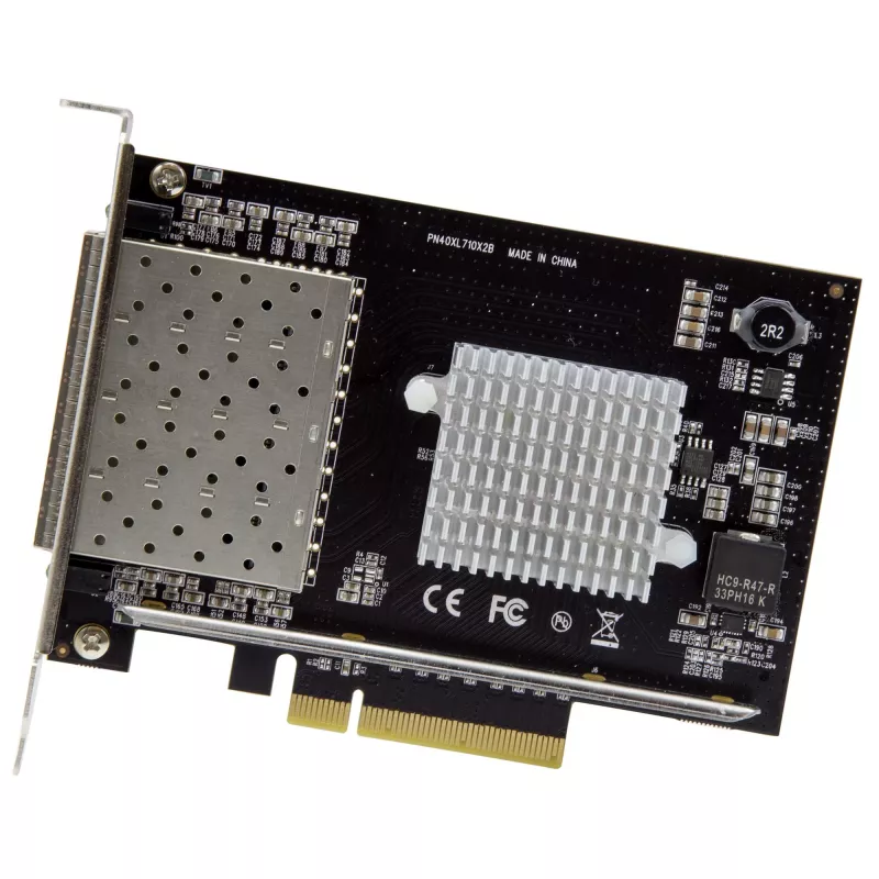StarTech.com nelja pordiga 10G SFP+ võrgukaart - Intel XL710 avatud SFP+ konvergeeritud adapter - PCIe 10 Gigabit Ethernet serveri võrguliides - 10GbE fiiberoptiline LAN-kaart - Dell PowerEdge HPE ProLiant