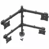 StarTech.com lauakinnitusega nelja monitori käsi - ergonoomiline VESA 4 monitori kinnitus 2x2 kuni 27 tolli - liigendatav ja kõrgusega reguleeritav postikinnitus - kallutamine/pööramine/keeramine LCD/LED ekraan - lauaklamber/tõmmits