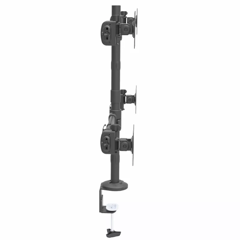 StarTech.com lauakinnitusega nelja monitori käsi - ergonoomiline VESA 4 monitori kinnitus 2x2 kuni 27 tolli - liigendatav ja kõrgusega reguleeritav postikinnitus - kallutamine/pööramine/keeramine LCD/LED ekraan - lauaklamber/tõmmits