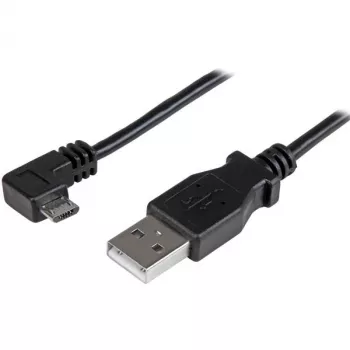 StarTech.com Micro-USB laadimis- ja sünkroonimiskaabel M/M – täisnurkne Micro-USB – 24 AWG – 0,5 m